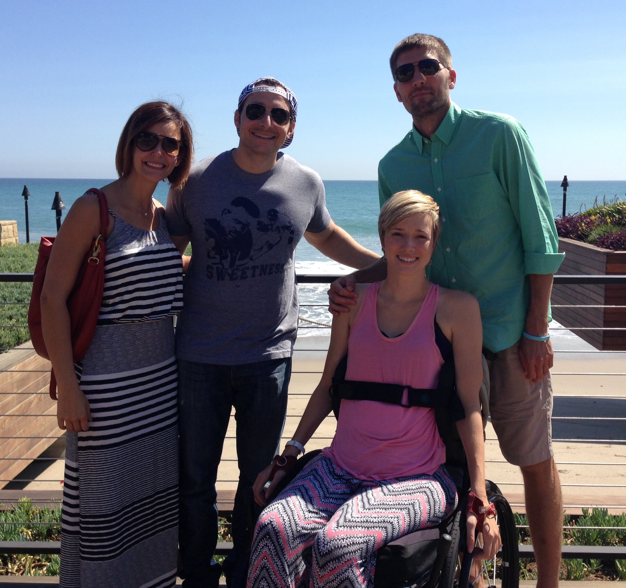 Team Born meets up with Chad and Lindy Cunningham in Malibu.